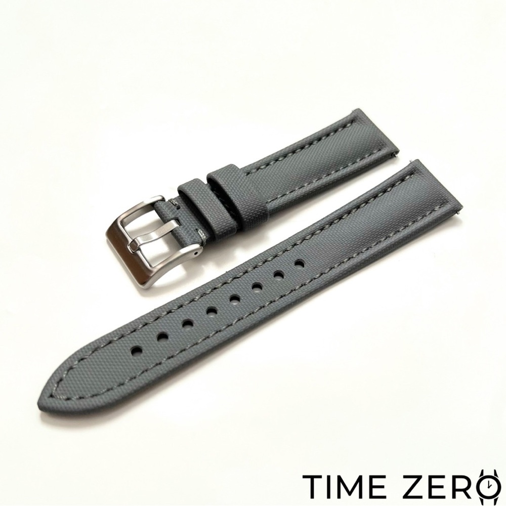 New Grey Sailcloth Watch Strap (The Regatta Collection)